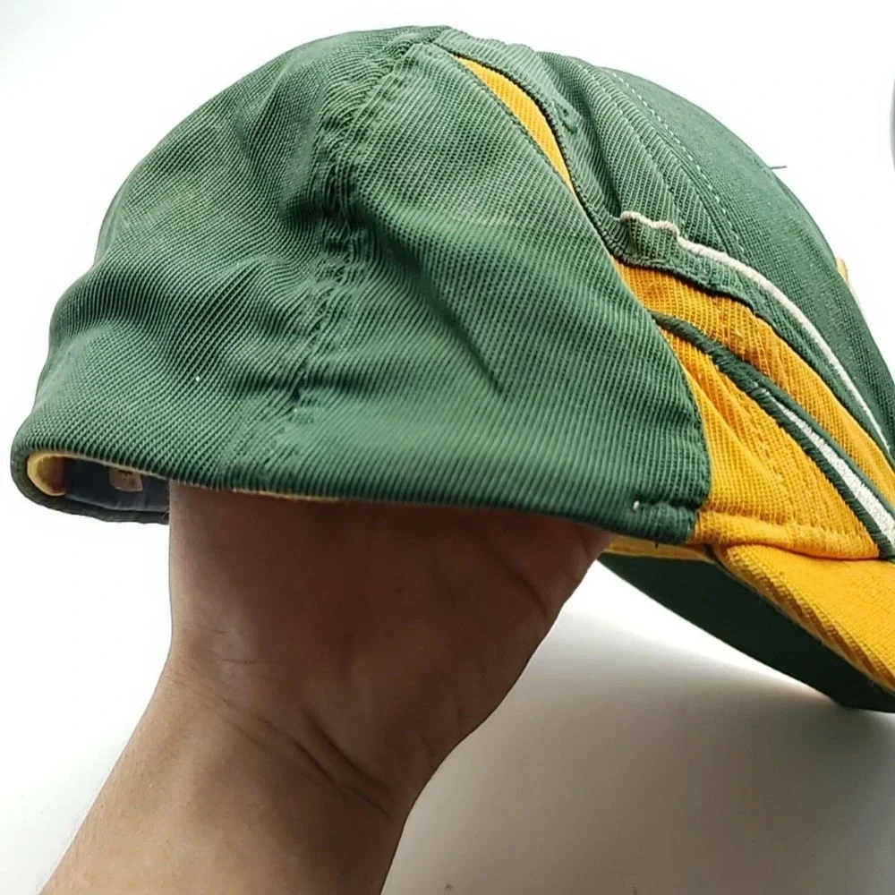 Green Bay Packers Hat Cap Fitted Mens One Size Green NFL Football Reebok